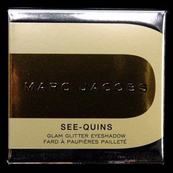 Marc Jacobs See-Quins Glam Glitter Eyeshadow 84 GLAM NOIR BNIB Full Size - Picture 1 of 7